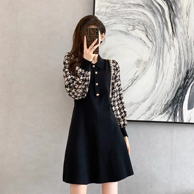 텐미닛스타일 심플클래식 페미닌 미니 크리스나 원피스