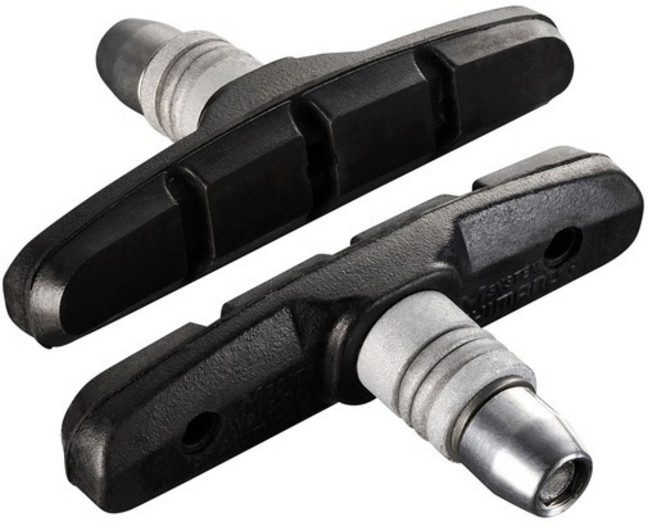 시마노 M70T3 슈 세트/MTB 자전거 V-브레이크 패드, ( Y8BM9810A ), 1개