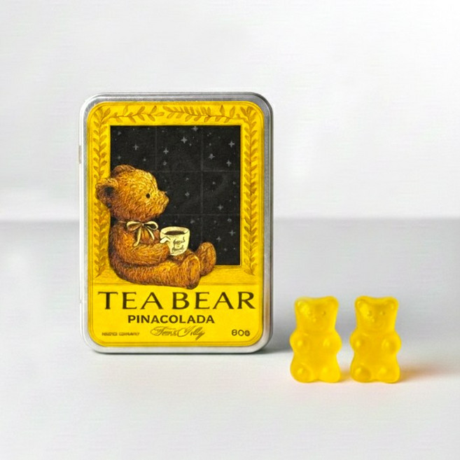 별별 티베어 피나콜라다 파인애플 코코넛 TWG 곰젤리 티테디 곰 티젤리 티, 1개, 80g