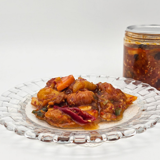 햇땅 통영 바다향가득 멍게무침 300g 500g 택1, 멍게무침 500g