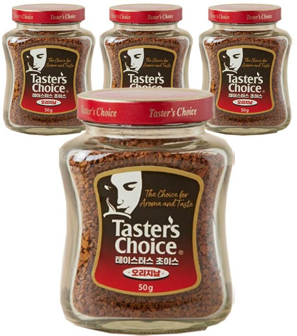 네스카페 테이스터스 초이스 오리지날 50gx4병 did+238pN, 50g, 1개, 4개입