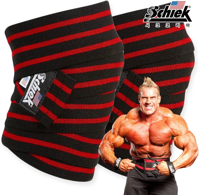 시크코리아 정품 SCHIEK 1178 니 랩, 1세트, 블랙(벨크로) - 쿠팡