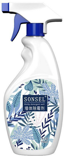 白牆體除黴家用牆壁紙牆面發黴去黴斑黴菌點清潔劑防黴 副廠商品, 1個, 500ml 大容量 2瓶, 500ml