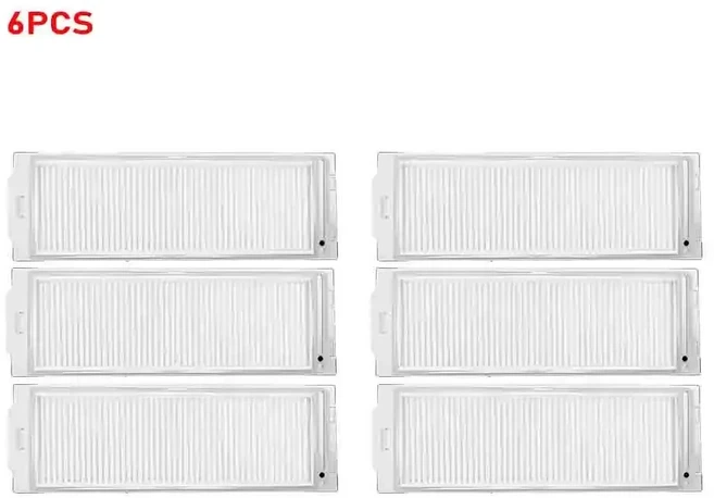 Xiaomi S10 Mijia 3C /Mop 2S STYTJ02YM/Viomi PRO/V3/SE / XMSTJQR2S 로봇 진공 청소기 용 Hepa 필터 액세, 06 6PCS