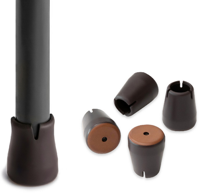 체어서퍼 프리미엄 의자발커버 얇은 의자 다리용 원형 S (허용범위 1.3cm~1.7cm), 16개