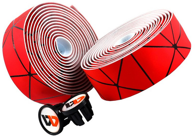 시그니처베이지 로드 자전거 핸들 바테이프 바테잎 YPZ059, 1세트, 레드