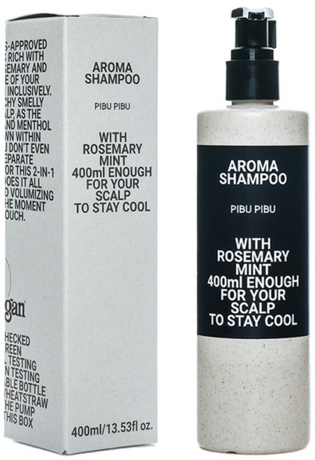 피부피부 아로마 샴푸 with 로즈마리 민트, 1개, 400ml