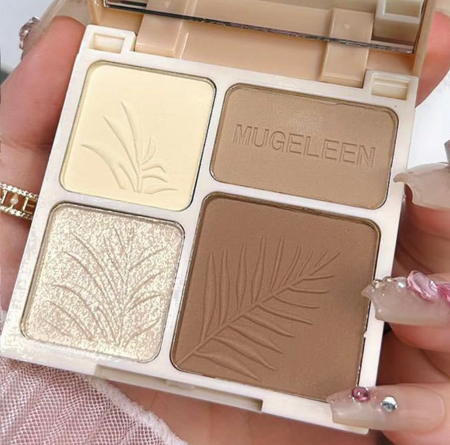 [쿠팡1등!!당일출고]도우인 쿨 웜 컨투어 섀도우+쉐딩 팔레트, 2개, 웜브라운