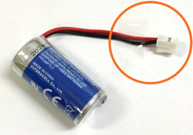 텍셀 CR123A CR17450 선달린 배터리 모음 10종, CR123A 3타입(빨/검)