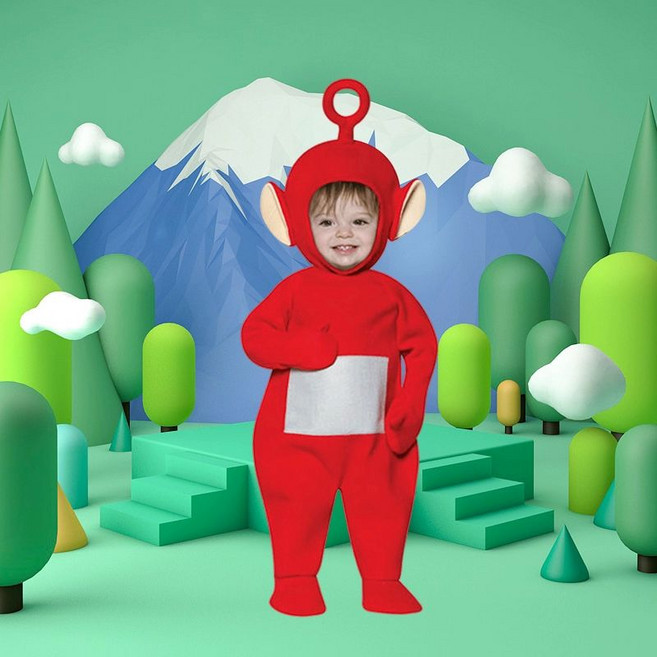 이제이무드 텔레토비옷 의상 귀여운 캐릭터 할로윈 코스튭 유아