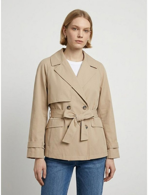 베스띠벨리 벨티드 미디 트렌치 코트 BKMAB2172