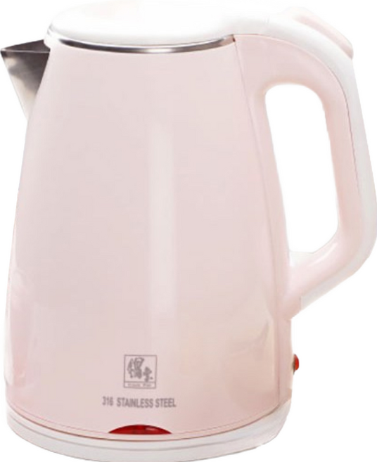 鍋寶316保溫雙層不銹鋼快煮壺-1.8L 粉色 快煮節能省時 大口徑易清潔, KT-90183P