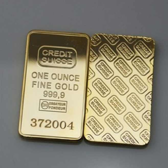 도금 스위스 바 현대미술 기념동전, 골드