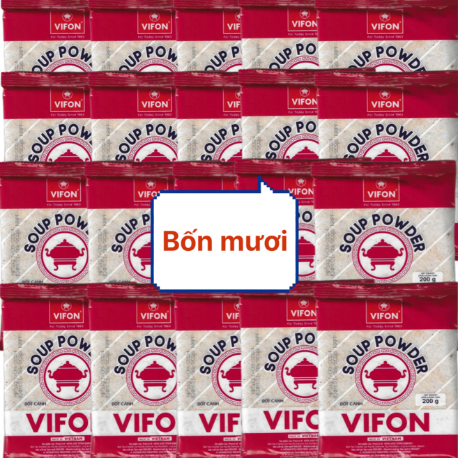 [루츠팜] 베트남 소금 보트칸 200gX40개 조미소금 비폰 봇칸, 200g, 40개