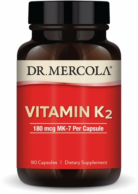 닥터 머콜라 비타민 K2 - MK-7 형태의 비타민 K2 1 Dr. Mercola Vitamin K2-180 mcg Vitamin K2 as MK-7 - Supports Healt, 90개 (1팩), 90정, 1개 - 쿠팡
