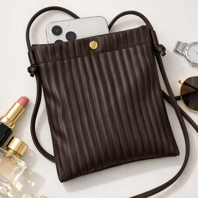 에이치디룩 모던 심플 미니 크로스백 휴대폰가방 가죽 미니백 카드수납