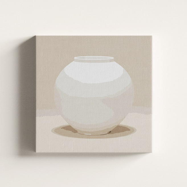 diyee 피포페인팅 명화 그리기 20x20cm, 1개, A51 달항아리