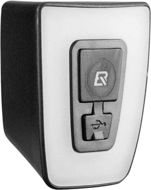 락브로스 휴대용 경량 후미등 TT30-WD, 1개, 블랙