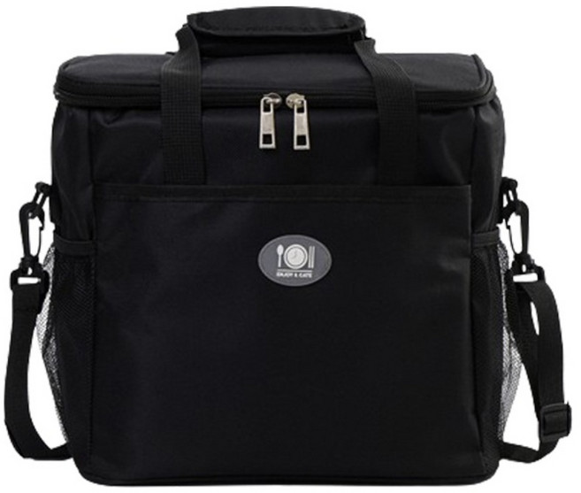 마벨인홈 다용도 보온보냉 도시락 가방 14L, 블랙