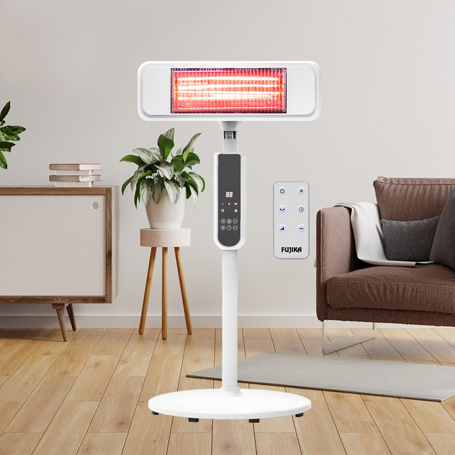 후지카 근적외선 스탠드 전기 히터 사무실 업소용 리모컨 FU-4885, 상세 참조