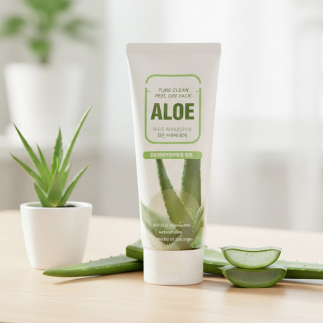 지고트 알로에 퓨어 클린 필 오프 팩, 1개, 1개입