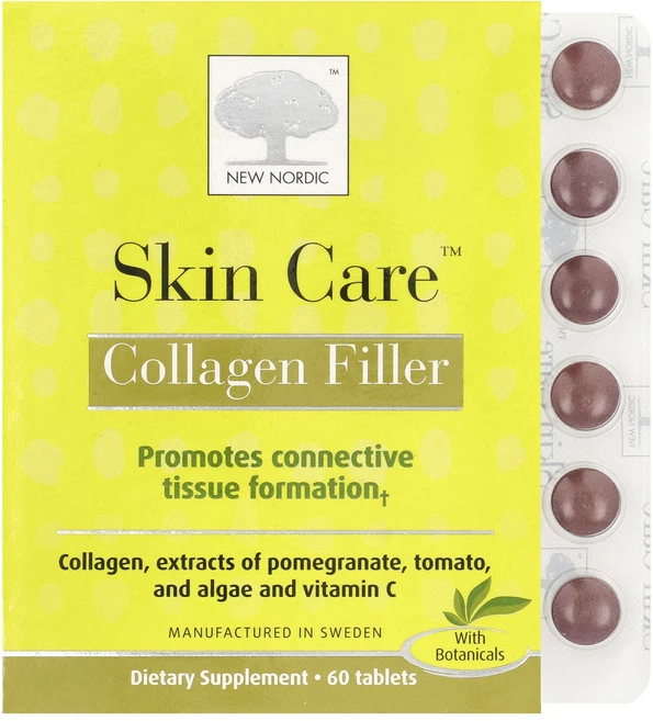 몸관리하세요 겨울입니다 New Nordic 스킨 케어 콜라겐 필러 60 정 특별관리진행, 1개, 60정 - 쿠팡