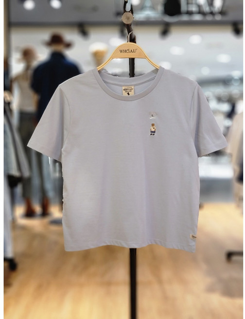 후아유 여자 쿨소재 크롭 티셔츠 / WHRAE3723W/2423