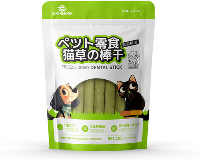 캣스티발 캣그라스 덴탈 스틱 6p 강아지 고양이 겸용, 1개, 30g, 닭가슴살