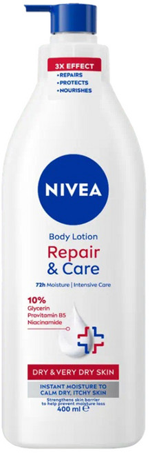 니베아 리페어 앤 케어 SOS 바디로션, 1개, 400ml