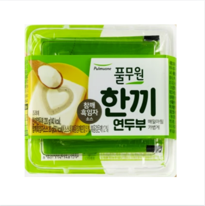 한끼연두부 참깨흑임자 (2팩X5개), 10개, 110g