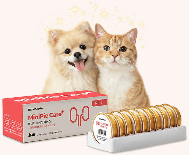 닥터맘마 미니파이케어 저지방 저단백 강아지 고양이 처방간식, 라이스 (신장), 30g, 1개