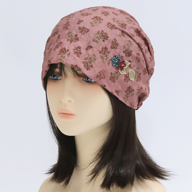 캡조아 편안한 여성 항암 새치커버 밴딩 두건 비니 실내외 주방 요리 중년 모자 국내제작