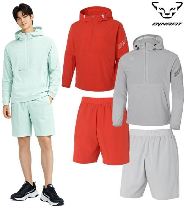 다이나핏 시원하고 가벼운 남성 NEO PISTE 아노락자켓4.5부반바지셋트 YUM23152YMM23364_GNST BXO728 UQC786