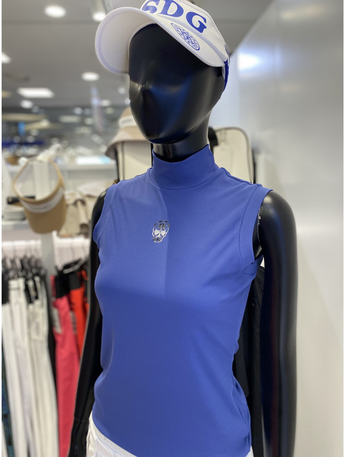 5F [신사] 파사디 골프 여성 24SS 뒷면트임 골지 나시 티셔츠 P24MTL179X