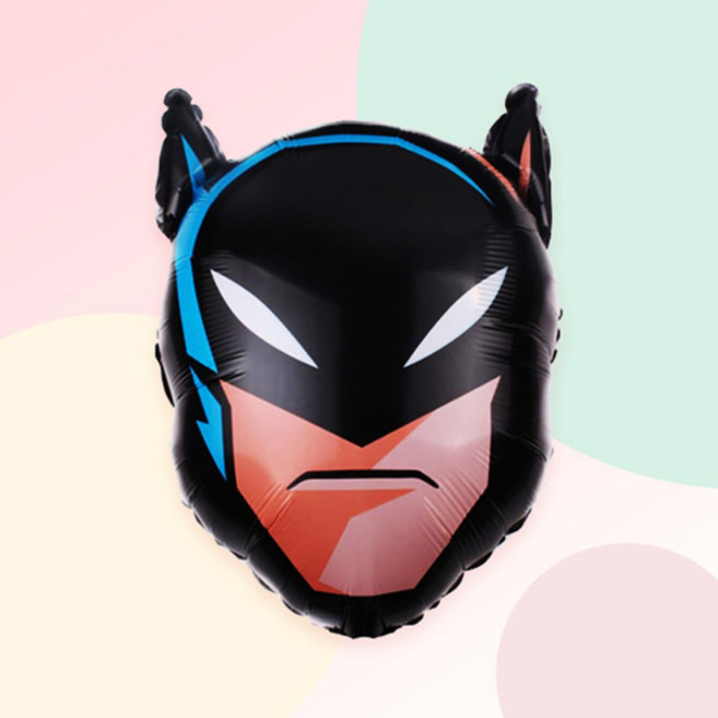 [예쁨주의지호] 히어로풍선모음 / 어벤져스/남아풍선/ 헐크/스파이더맨/아이언맨/배트맨, 페이스 풍선_배트맨