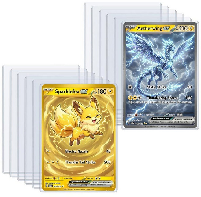 Rainmae 12팩 15.2 x 22.9cm(6 9인치) 점보 카드 슬리브 오버사이즈 트레이딩 카드용 견고한 포토 프로텍터 종이 슬리브 스포츠 하드 플라스틱 문서 홀더 프