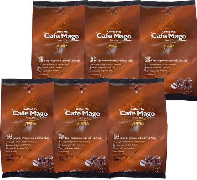 카페마고 커피믹스 자판기용, 6개, 1개입