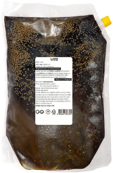 [꿀맛나는세상] 뉴맛장 5kg (업소용), 1개