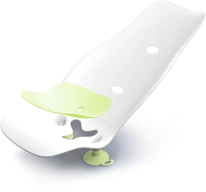머머 아기욕조 겸용 아기비데, 그린, PP, 실리콘