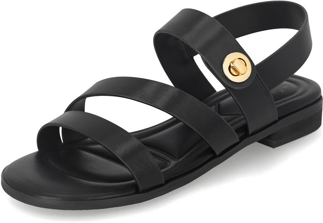 엘칸토 인텐스 여성 락장식 포인트 플랫 샌들 2cm LCWW50I526