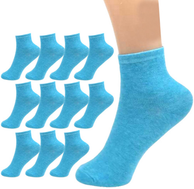 올리싹 6+6 대용량 여성용 국산 무지 단목 양말