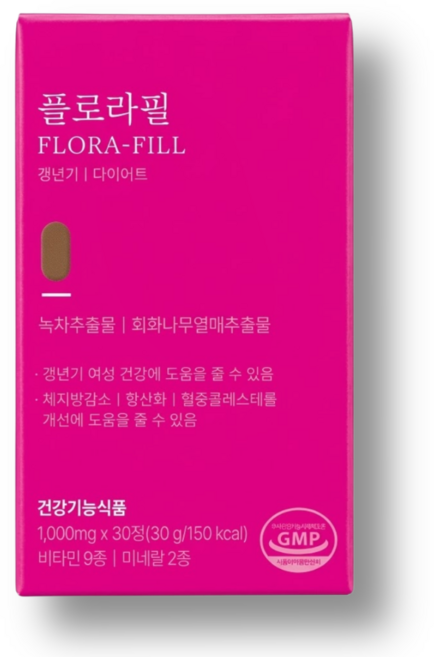 마이디데이 플로라필 소포리코 다이어트 회화나무 갱년기 여성 건강 체지방 감소 혈중 콜레스테롤 항산화 도움 중년 30 40, 2박스, 30정