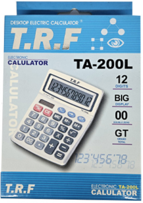 TRF계산기 TA-200L 12자리 1개입 규격100X136mm 1개입