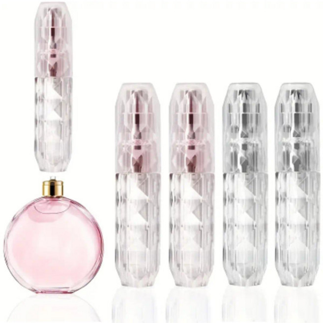 네일룸 크리스탈 펌핑식 향수공병 5ml 리필, 3개, #9 핑크