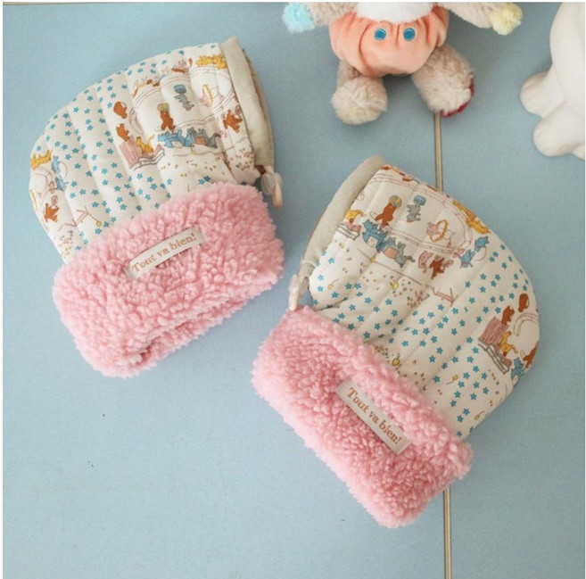 키즈 유아 키보드 자전거 워머, 1개, 테디베어브라운