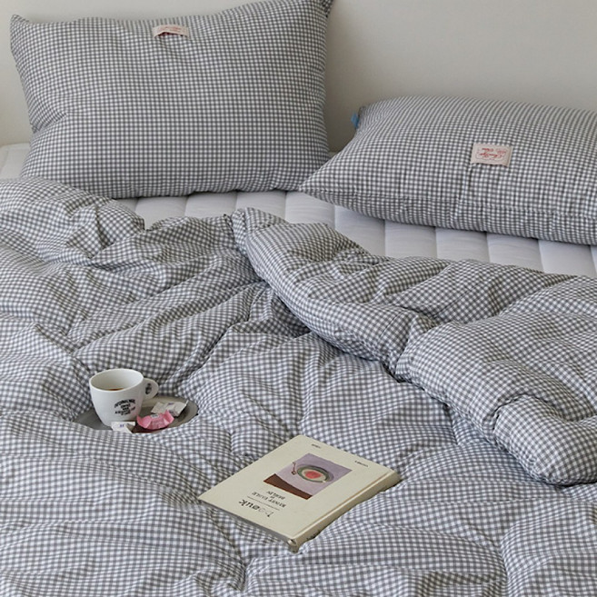 寢谷家居 韓國四季被 韓國棉被 四季通用款 輕柔雲朵被, 韓國四季被 復古灰