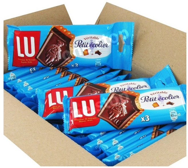 LU 루 프티 에꼴리에 포켓 밀크 초콜릿 23입 3박스, 17.5g