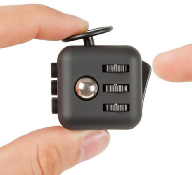 로에드 피젯큐브 기본형 올블랙 스트레스해소 집중력향상