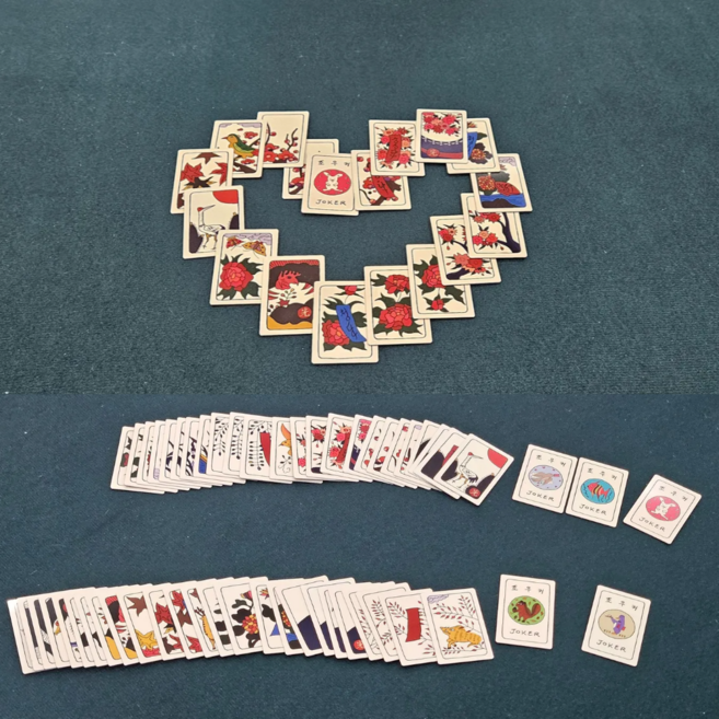 하라스 화투 2개입 고스톱 보드게임 치매예방 럭셔리 선물 사회생활 눈이편한, 1개