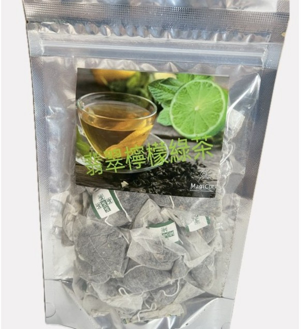 丹丹悅生活 翡翠檸檬綠茶茶包 30入, 3g, 1個, 30個裝